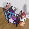 Rack de Armazenamento de Equipamentos Esportivos Amazon Fitness Halteres Bolas Rack de Armazenamento Carrinho Multifuncional de Espuma para Yoga