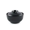 Conjunto de Tigelas de Melamina Tai De Imitação de Porcelana para Arroz, Sopa, Restaurante Comercial, Hotel, Ovo Cozido, Plástico para Fast Food com Tampa