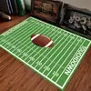 Alfombras temáticas de equipos de fútbol americano transfronterizos para la decoración de la sala de estar del hogar, duraderas, resistentes a las manchas y fáciles de mantener, disponibles para venta al por mayor