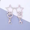 Boting Llavero de Cangrejo Estrella de Cinco Puntas Pintado DIY Lindo Versátil Colgante Accesorios Venta al por Mayor