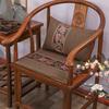 Cojín de sofá de madera de secuoya, cojín de muebles de madera maciza, nuevo cojín de silla circular Taishi china, silla china, silla de madera, cojín de silla de té, personalización