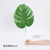 Folha de Tartaruga PU Realista Planta Verde Artificial Folhas Pequenas Vegetação Decorativa Nórdica Arranjo Floral Adereços para Fotografia de Flores