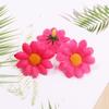 Girasol Flor Artificial DIY Hecho a Mano Crisantemo Juanhua Girasol Accesorios de Boda Flor Falsa Cabeza de Flor Flor Flor Artificial