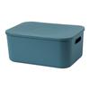 Caja de Almacenamiento de Juguetes Caja de Almacenamiento de Plástico para el Hogar Cesta para Ropa de Armario con Tapa Snacks Sala de Estar Caja de Almacenamiento Caja de Archivos