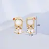 Brincos de Zircônia Coloridos Fofos de Elfo Série de Desenhos Animados Transfronteiriços Brincos de Tarraxa para Mulheres Piercing de Orelha Moderno Venda por Atacado