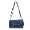 2026 Bolso Cruzado de Alto Valor Nuevo Otoño Mezclilla Elegante Moderno Bolso Pequeño Bolso de Mano Retro de Nicho