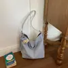 Bolso de Mezclilla Grande de Estilo Relajado para Mujer 2026 Nuevo Bolso de Hombro Cruzado Casual para el Trabajo Bolso Tote Tipo Cubo