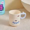 Vaso de Plástico de Frutas de Dibujos Animados, Vaso Espesado para Cepillarse los Dientes, Vaso de Plástico para Lavarse, Bebé Lindo, Vaso Bonito para Enjuague Bucal