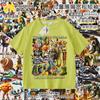 Camiseta Infantil Ropa Hombre Palo de Madera Tongtongge Montaña y Mar Extranjero Abstracto Camisa Clásica de Manga Corta Verano para Niños Tendencia Ins