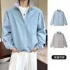 Outono de 2026 Novo Estilo Estilo de Hong Kong Tamanho Plus Jaqueta Reversível Masculina Solta Retrô Dupla Face Casual Roupa de Trabalho Jaqueta
