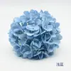 Simulación 90 cabeza hortensia estilo europeo dintel corona haciendo caja de flores caja de regalo con flor decoración del hogar hecho a mano DIY