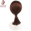 Una tarjeta con dos scrunchies elásticos anudados tejidos a mano Cuerda para el pelo trenzada de bloques de color vibrantes Accesorios para el pelo Estilo coreano Accesorios para el pelo