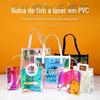 Vendas Diretas de Fábrica Bolsas a Laser Bolsas de PVC Transparentes Bolsas de Gelatina para Presente Bolsas Tote de Compras Bolsas Tote Personalizadas com Logo