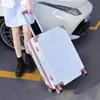 Maleta de Viaje Maleta de Ruedas para Mujer Maleta de Abordaje para Hombre Gran Capacidad Viaje Estudiantil Maleta de Cuero Retro con Contraseña Bolso Duradero