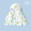2444+2335 Ropa de Verano para Niños Estilo Nuevo, Chaqueta de Algodón Transpirable de Malla Fresca, Cárdigan para Niños y Niñas