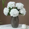Flores Artificiales de Alta Gama, Hidratantes, Flores Artificiales de Hortensia Grandes, Decoraciones de Mesa para Sala de Estar, Arreglos Florales para Paisajismo de Bodas