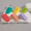 Esponja Gota d'Água para Pó, Esponja de Maquiagem Descartável, Almofada de Ar, Bloco de Esponja para Unhas de Uso Duplo Seco e Úmido