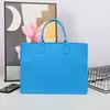Nova Bolsa de Feltro da Moda Bolsa Tote de Feltro Grande Capacidade Bolsa Tote de Feltro Bolsa Tote de Feltro Sacola de Presente Personalização