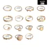 Joyería Transfronteriza Europea y Americana Más Vendida Avatar de Belleza Retro Anillo Cruz Amoroso Palma de Fátima Anillo Apilable