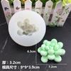 Plantas suculentas flores e plantas bolo de mousse de açúcar decoração faça você mesmo molde para assar vela molde de gota de cola molde de chocolate