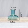 Vaso de Vidro Colorido Transfronteiriço Pequeno para Mesa Decoração de Flores Hidropônicas e Plantas Verdes Ornamentos Cor Spray Pronta Entrega Atacado