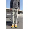 Pantalones Cargo de Secado Rápido con Logo de Triángulo Gris para Hombre Otoño Temprano Deportivos de Pierna Cónica Micro Senderismo al Aire Libre Montañismo
