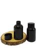 Botella de Plástico Negro de 100ml Botella Universal para Químicos Diarios Embotellado de Loción Tónico Agua