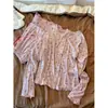 Conjunto de Pijama Modal Rosa Floral para Menina 2026 Primavera e Outono Novo Manga Longa Calça Longa Roupa de Casa Adequado para Sair