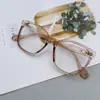 Gafas de Sol para Celebridades de Internet Gafas de Rubor Gafas de Maquillaje Belleza Natural Gafas de Moda Caja Gafas Planas Anti-Luz Azul para Hombres y Mujeres