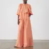 Traje de Camisa para Mujer Amazon 2025 Nuevo Cárdigan con Solapa y Manga Abullonada Parte Superior Pantalones Sueltos Conjunto Casual de Dos Piezas