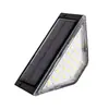 Nueva Luz Triangular para Escalones Exteriores Transfronteriza, Luz de Atmósfera de Alto Brillo para Jardín y Patio, Luz Solar Pequeña para Escalones a Prueba de Lluvia