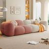 Estilo Nórdico Estilo Creme Estilo Ins Gelatina Popular na Internet Sofá Veludo de Bebê Sala de Estar Moderno Simples Estilo de Luxo Leve Apartamento Pequeno Doméstico