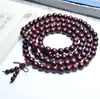 Pulsera boutique de estilo chino retro de sándalo y áloe al por mayor de fábrica, 108 cuentas, cuentas de 8 mm, joyería de mano para hombres y mujeres