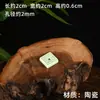 Estilo Japonés Simple Cerámica Inserto de Incienso Accesorios Sándalo y Árbol de Oud Soporte de Incienso Bolsillo de Incienso Mini Portátil Base de Inserto de Incienso de Línea