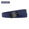 Cinto Tático Masculino de Lona, Preto, Fivela Automática, Cintura Elástica, Cinto para Calças Casuais de Negócios ao Ar Livre