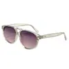 Gafas de Sol para Hombre con Montura Grande Estilo Europeo y Americano, Doble Puente, Gafas Aviador de Personalidad Trendy para Exteriores, Gafas de Sol Versátiles de Moda Estilo Callejero para Mujer
