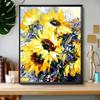 Pintura al óleo digital DIY Amazon flores hermosas entrega en una pieza transfronteriza comercio exterior girasol estación independiente venta al por mayor