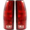 El juego de luces traseras es adecuado para el lado del conductor y del pasajero de la Chevrolet GMC C1500 de 1988 - 1999