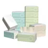 Paquete grande 60 paquetes de toalla de papel color natural para el hogar asequible empaque lote completo de pañuelos faciales para bebé servilletas de papel papel higiénico