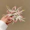12 Flores Azuis Bianhua Flor Artificial Grampo de Cabelo Clipe Lateral Clipe Lateral Exquisito Alta Qualidade Acessórios de Cabelo para Noiva