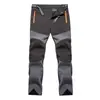 Novas Calças de Secagem Rápida para Homens, Calças de Caminhada para Esportes ao Ar Livre de Verão, Calças Softshell Finas de Primavera e Outono, Respiráveis, Largas, Tamanho Plus, Transfronteiriças