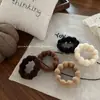 Ins Coreano 2026 Nuevo Estilo Color Café Forma de Grano Goma para el Cabello Toalla, Cuerda para el Cabello de Alta Elasticidad Linda y Moderna Accesorio para el Cabello