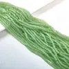 Cuentas de cristal de imitación de jade, cuentas redondas de vidrio de 4 mm, material artesanal para pulseras, collares, accesorios de joyería con cuentas, venta al por mayor