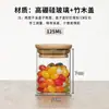 Frasco de Vidrio Sellado para Cocina del Hogar, Frasco de Almacenamiento Transparente, Lata Creativa Portátil Estilo Japonés para Té, Multi-Tamaño, con Tapa