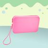 Bolsa de Almacenamiento Cosmético de Silicona de Moda Multifuncional Portátil para Teléfono Móvil, Monedero, Brochas de Maquillaje, Artículos de Tocador