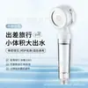 Filtro de Alcachofa de Ducha Mini Portátil para Viaje Eliminación de Cloro de Hotel Filtro de Purificación de Agua Alcachofa de Ducha Potenciadora de Presión Tailandia