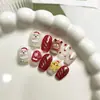 Estilo Europeu e Americano Feito à Mão Premium Transfronteiriço Olho de Gato Resina Flor de Lírio Doce Cool Estilo Nail Art Adesivos para Unhas Postiças