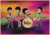 The Beatles Beatles Banda de Rock Póster de Papel Kraft Vintage Pintura Mural Decorativa para Bar Cafe 414