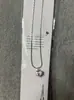 Novo Pingente de Colar Estilo Chanel com Coração de Pêssego em Resina, Luxo Leve, Colar Simples e Elegante para Clavícula, Presente, Direto do Fabricante