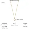 Colar Pingente Redondo Gota D'água Colorido em Aço Inoxidável Banhado a Ouro 18K Moda Elegante Versátil Minimalista Exquisito de Nicho para Mulheres